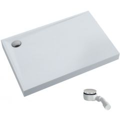 Schedpol Solido 31465 brodzik prostokątny z syfonem 100x80 cm biały