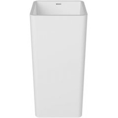 Besco Aygo #UASAWOB umywalka 40x40 cm kwadratowa wolnostojąca biała