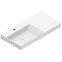 Catalano Zero 0121041001 umywalka 100x50 cm prostokątna ścienna-wpuszczana-podblatowa biała