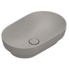 Catalano Sfera 0524550032 umywalka 55x35 cm owalna wpuszczana szary/kamień