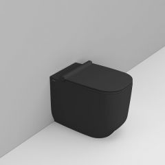 Ceramica Dolomite Alba D503181 miska wc stojąca bez kołnierza czarny mat