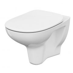 Cersanit Arteco S701180 miska wc z deską wolnoopadającą wisząca bez kołnierza biały
