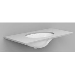 Ceramica Dolomite Agordo D320101 umywalka 58x42 cm owalna podblatowa biała