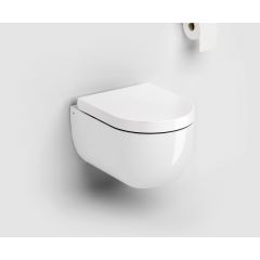 Clou Hammock CL0401080 miska wc z deską wolnoopadającą wisząca bez kołnierza biały połysk