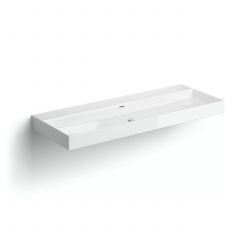 Clou New Wash Me CL0201438 umywalka 110x42 cm prostokątna ścienna-nablatowa biała