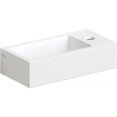 Clou New Flush CL0302030 umywalka 36x18 cm prostokątna ścienna-nablatowa biała