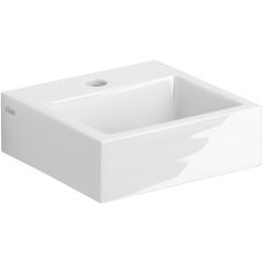 Clou Flush CL0303010 umywalka 28x27 cm prostokątna ścienna-nablatowa biała