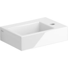 Clou Flush CL0303020 umywalka 36x24.5 cm prostokątna ścienna-nablatowa biała