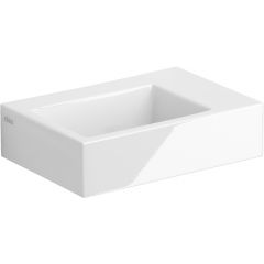 Clou Flush CL0303021 umywalka 36x24.5 cm prostokątna ścienna-nablatowa biała