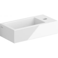 Clou New Flush CL0303030 umywalka 36x18 cm prostokątna ścienna-nablatowa biała