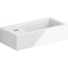 Clou New Flush CL0303032 umywalka 36x18 cm prostokątna ścienna-nablatowa biała