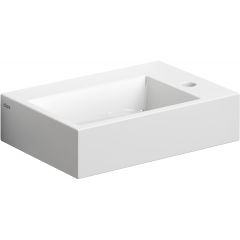 Clou Flush CL0303220 umywalka 42.5x29 cm prostokątna ścienna-nablatowa biała