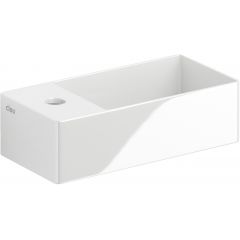 Clou New Flush CL030343201 umywalka 35x18 cm prostokątna ścienna-nablatowa biała