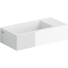 Clou New Flush CL0308031 umywalka 36x18 cm prostokątna ścienna-nablatowa biała