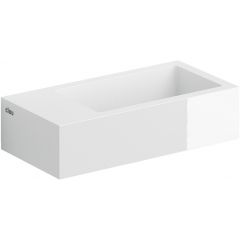 Clou New Flush CL0308032 umywalka 36x18 cm prostokątna ścienna-nablatowa biała