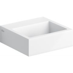 Clou Flush CL0313011 umywalka 28x27 cm prostokątna ścienna-nablatowa biała