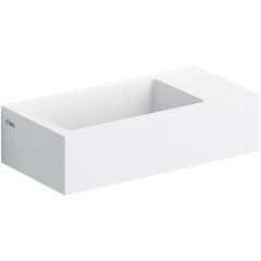 Clou Flush CL0313031 umywalka 36x18 cm prostokątna ścienna-nablatowa biała