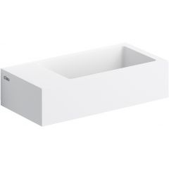 Clou New Flush CL0313032 umywalka 36x18 cm prostokątna ścienna-nablatowa biała