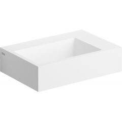 Clou Flush CL0313221 umywalka 42.5x29 cm prostokątna ścienna-nablatowa biała