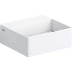 Clou New Flush CL031341002 umywalka 28x27 cm prostokątna ścienna-nablatowa biała