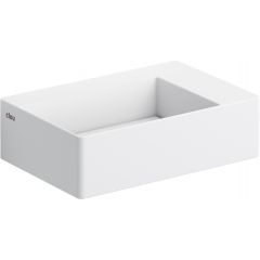Clou New Flush CL031342002 umywalka 35.5x24.5 cm prostokątna ścienna-nablatowa biała