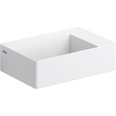 Clou New Flush CL0313420 umywalka 35.5x24.5 cm prostokątna ścienna-nablatowa biała