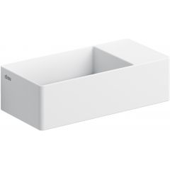 Clou New Flush CL031343002 umywalka 35x18 cm prostokątna ścienna-nablatowa biała