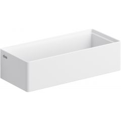 Clou New Flush CL0313431 umywalka 38x18 cm prostokątna ścienna-nablatowa biała