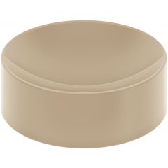 Clou Vale CL0334164 umywalka 22x22 cm okrągła nablatowa brąz/beż