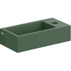 Clou New Flush CL0342030 umywalka 36x18 cm prostokątna ścienna-nablatowa zielona