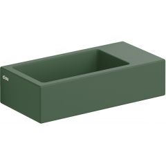 Clou New Flush CL0342031 umywalka 36x18 cm prostokątna ścienna-nablatowa zielona