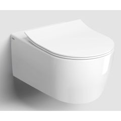 Clou Hammock CL0401161 miska wc z deską wolnoopadającą wisząca bez kołnierza biały połysk