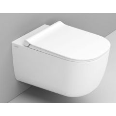 Ceramica Dolomite Mirto D462501 miska wc wisząca bez kołnierza biały połysk