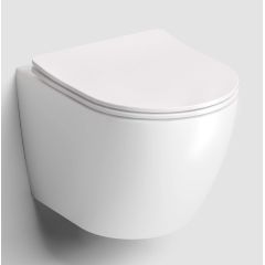 Clou InBe IB04012210220 miska wc z deską wolnoopadającą wisząca bez kołnierza biały mat