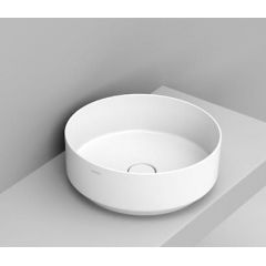 Ceramica Dolomite Noemi D310501 umywalka 44x44 cm okrągła nablatowa biała