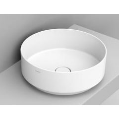 Ceramica Dolomite Noemi D310541 umywalka 44x44 cm okrągła nablatowa biała