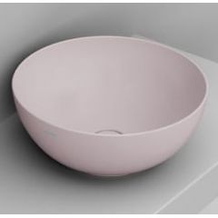 Ceramica Dolomite Noemi D310665 umywalka 44x44 cm okrągła nablatowa różowa