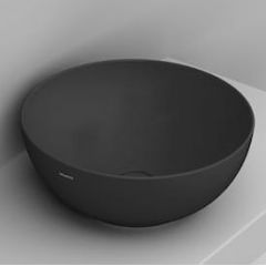 Ceramica Dolomite Noemi D310681 umywalka 44x44 cm okrągła nablatowa czarna