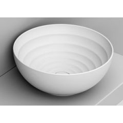 Ceramica Dolomite MOVE D310741 umywalka 44x44 cm okrągła nablatowa biała