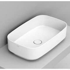 Ceramica Dolomite Noemi D311001 umywalka 62x38 cm prostokątna nablatowa biała