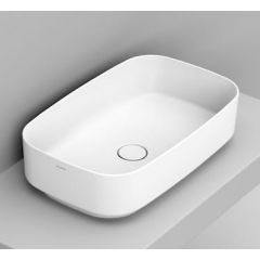 Ceramica Dolomite Noemi D311041 umywalka 62x38 cm prostokątna nablatowa biała