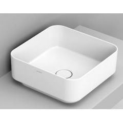 Ceramica Dolomite Noemi D311701 umywalka 40x40 cm kwadratowa nablatowa biała