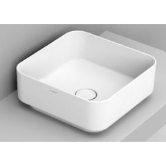 Ceramica Dolomite Noemi D311741 umywalka 40x40 cm kwadratowa nablatowa biała