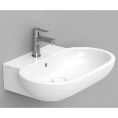 Ceramica Dolomite Mirto D461101 umywalka 65x46 cm owalna ścienna biała