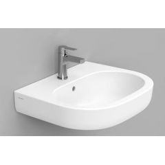 Ceramica Dolomite Mirto D461241 umywalka 60x48 cm owalna ścienna biała