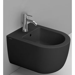 Ceramica Dolomite Mirto Round Short D473681 bidet wiszący czarny