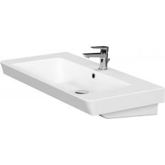 Cersanit Mille K112324 umywalka 100x45 cm prostokątna meblowa biała połysk