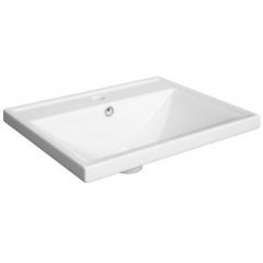 Defra Barcelona 2420 umywalka 50x40 cm prostokątna meblowa biała