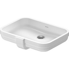 Duravit Soleil by Starck 0397490060 umywalka 52.5x40.5 cm prostokątna podblatowa biała