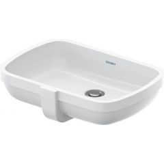 Duravit Qatego 0398482028 umywalka 48x32 cm prostokątna podblatowa biała